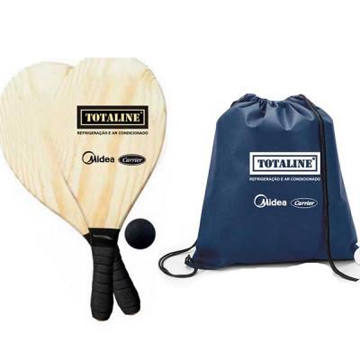 Kit frescobol em Pinus