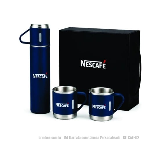 Kit Garrafa Com Caneca Personalizado