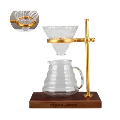 Kit Gotejador de Cafe em Vidro Personalizado
