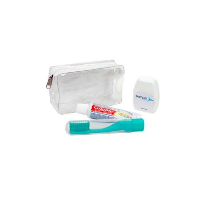 Kit Higiene Personalizado Com 01 Creme Dental Colgate Total 12 30g01 Escova Dental Viagem Pocket