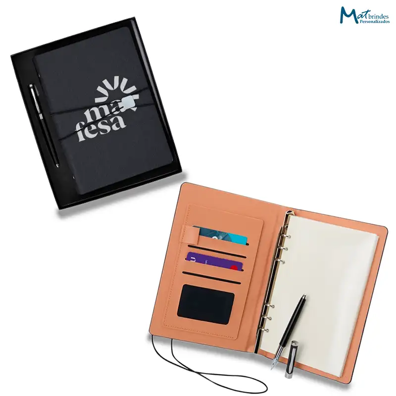 Kit Integração com Fichário e Porta Cartões