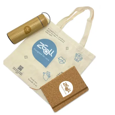 Kit Integracao Com Garrafa Termica de Bambu
