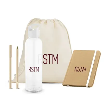 Kit Integração e Boas-Vindas Ecológico Gourmet Personalizado: AL21