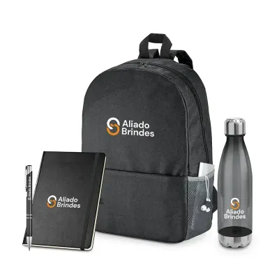 Kit Integração e Boas-Vindas Gourmet com Mochila Personalizada: AL16