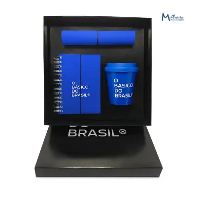 Kit Integração e Boas-vindas Mouse Pad - azul