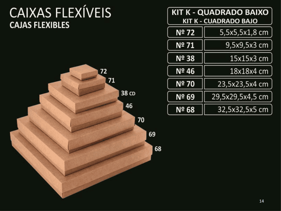 Kit K-quadrado Baixo