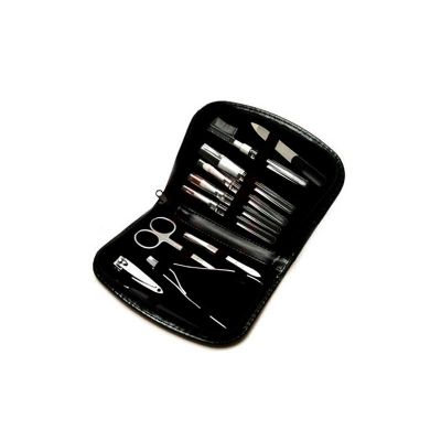 Kit Manicure e Pinceis Personalizado Com 11 Pecas e Estojo de Material Sintetico Pratico Leve e fu