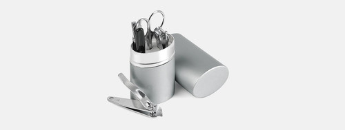 Kit Manicure em Aço / Alumínio - 5 pçs