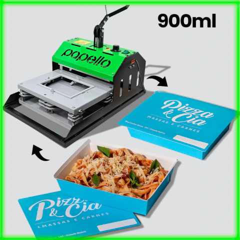 Kit Marmita Personalizada e Seladora 900ml (220v)