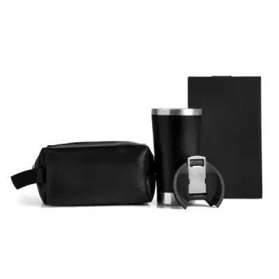Kit Necessaire e Copo Termico 2 Pcs