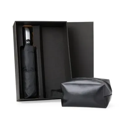 Kit Necessaire e Guarda Chuva 2 Pcs