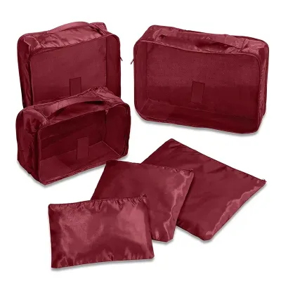 Kit Necessaires em Nylon 6 Pecas