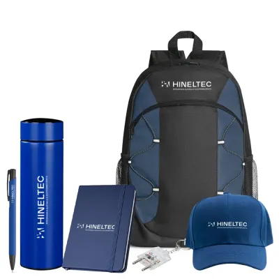 Kit Onboarding Para Campo Com Mochila e Garrafa Termica