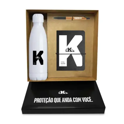 Kit Onboarding Personalizado na Caixa com Garrafa: AL52