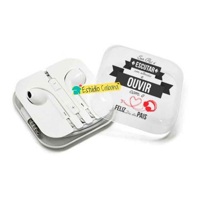 Kit Ouvir Com o Coracao Mini Personalizado