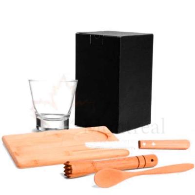Kit Para Caipirinha em Bambu