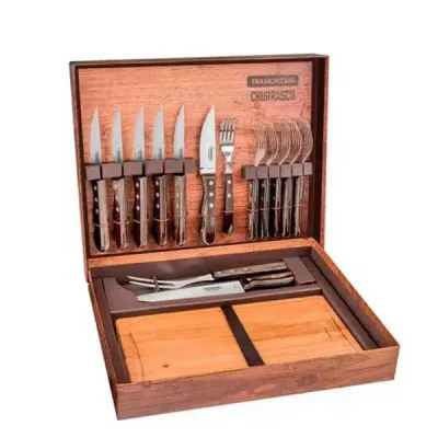 Kit Para Churrasco 15 Pecas Polywood Tramontina