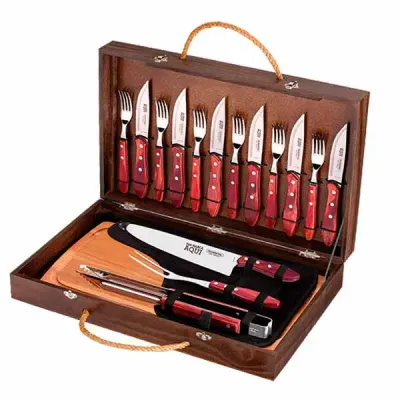Kit para churrasco 17 peças Polywood Tramontina