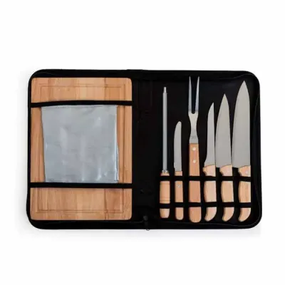 Kit Para Churrasco Com 8 Pecas Personalizado