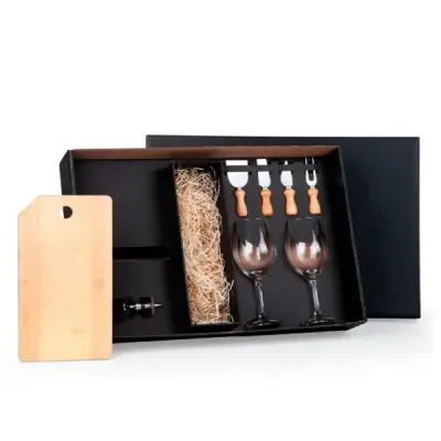 Kit Para Queijo e Vinho 8 Pcs
