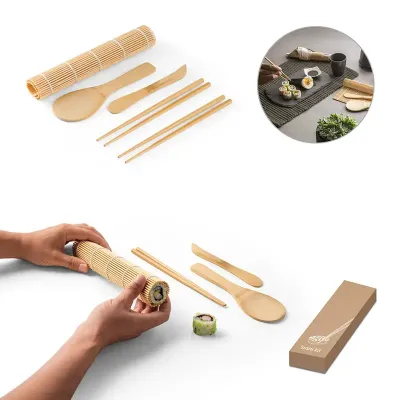 Kit Para Sushi em Bambu Morimoto