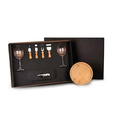 Kit Para Vinho e Queijo 8 Pecas