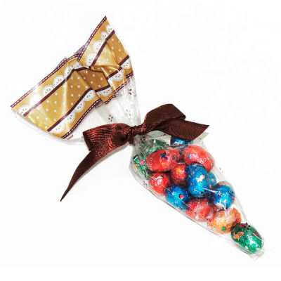 Kit Pascoa Com 16 Mini Ovinhos de Chocolate