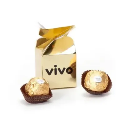 Kit Pascoa Com Caixa e Bombom Ferrero Rocher
