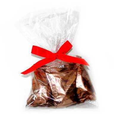 Kit páscoa com três trufas em saco para presente