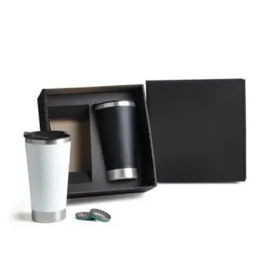 Kit Personalizado de Copos Termicos em Aco Inox