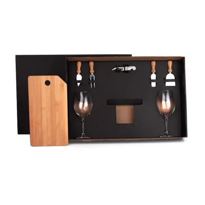 Kit Personalizado Para Queijo e Vinho