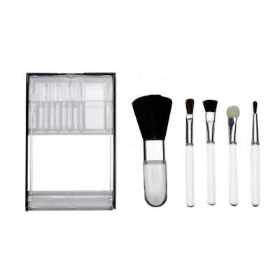 Kit Pincel 5 Pecas em Estojo Plastico Com Visor Transparente