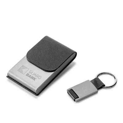 Kit Porta Cartoes e Chaveiro