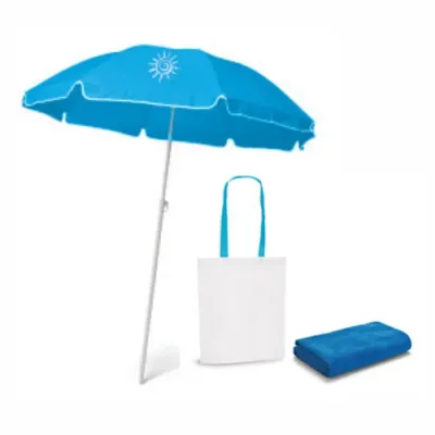 Kit Praia Guarda Sol Sacola e Toalha