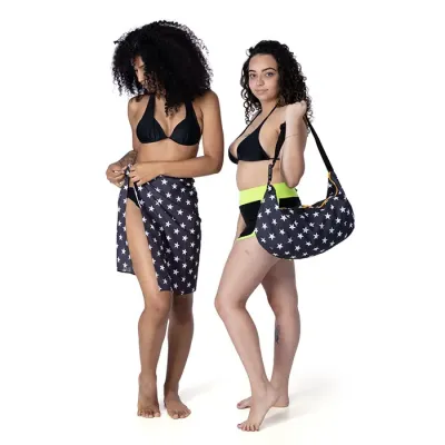 Kit Praia ou Piscina 87 Canga e Bolsa