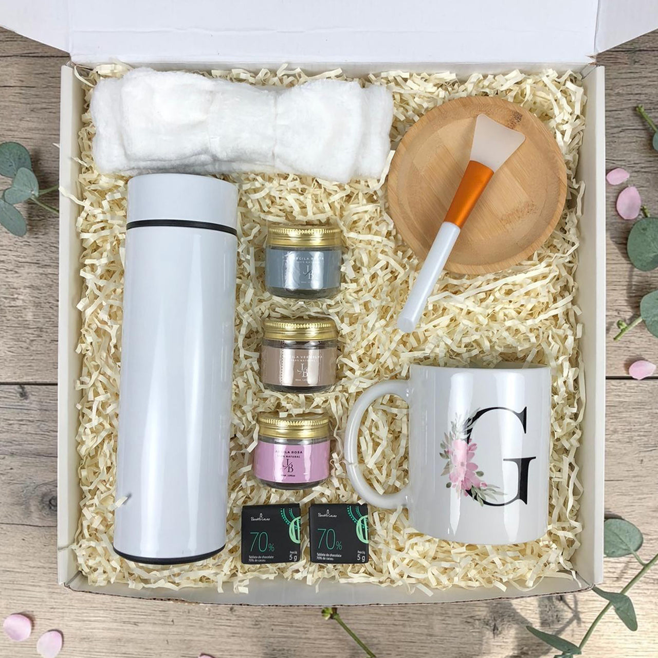 Kit Presente Argila Skincare e Caneca Personalizada
