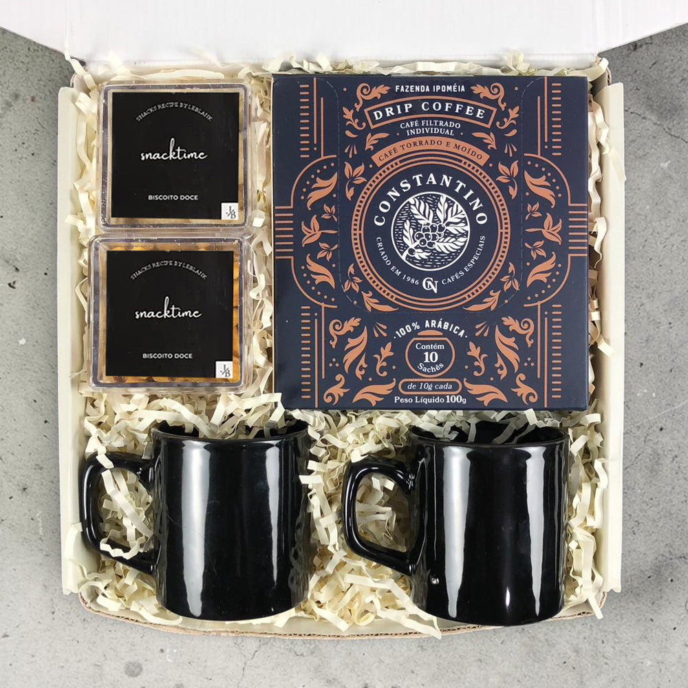 Kit Presente Café Drip Coffee em Sachê