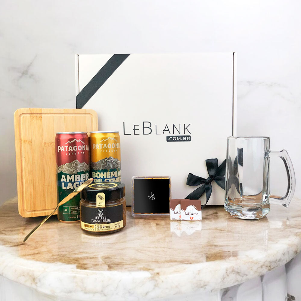 Kit Presente Cerveja Patagonia e Copo de Chopp