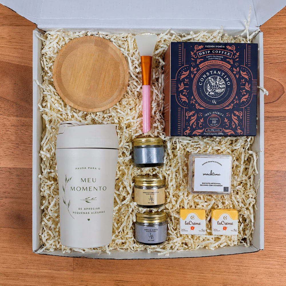 Kit Presente Copo Termico com Skincare
