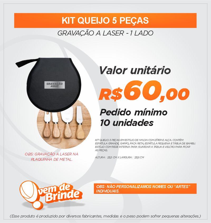 Kit Queijo 5 Peças