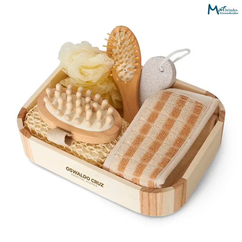 Kit Relax e Banho em Bambu II
