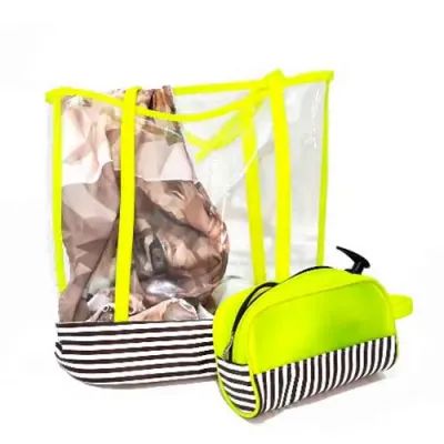 Kit Sacola Grande e Necessaire Columbia Viagens e Praia