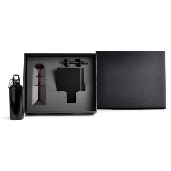 KIT SQUEEZE, CADERNO E CANETA - 3 PÇS