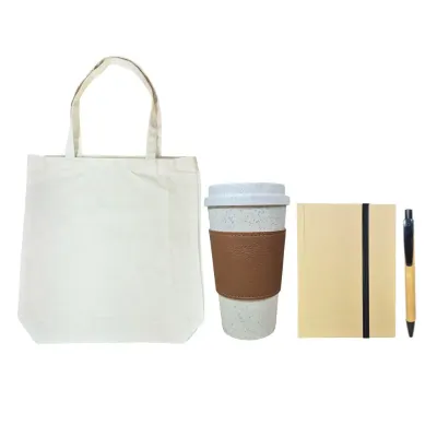 Kit Sustentavel Personalizado Com Ecobag e Copo