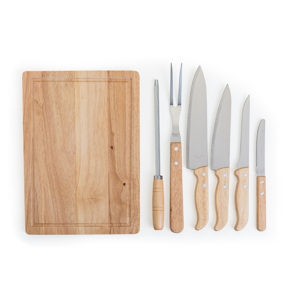 Kit Talheres Para Churrasco com 8 peças Personalizado — foto 3