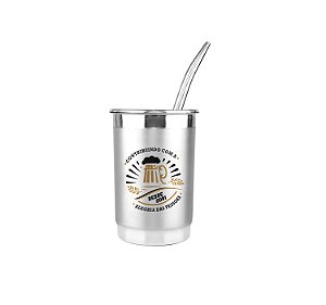 Kit Tereré 400 ml com Tampa e Bomba