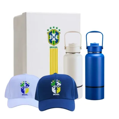 Kit Torcedor Bone Garrafa e Caixa Para Copa