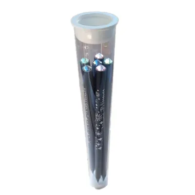 Kit Tubo com 6 Lápis decorados com cristais Swarovski®