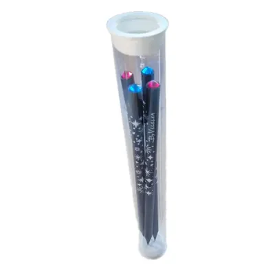 Kit Tubo em PP com 04 EcoLápis decorados com cristais Swarovski®