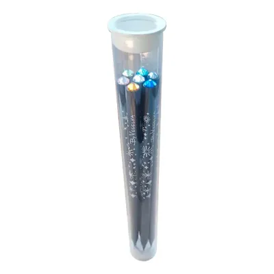 Kit Tubo em PP com 7 EcoLápis decorados com cristais Swarovski®